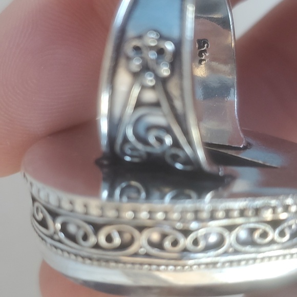 New Sodalite 925 Silver Ring. - Picture 8 of 8